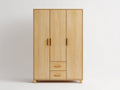 Armadio-Legno-125x52x188 cm-Rovere chiaro-Scandinavo