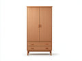 Armadio-Legno-90x48x188 cm-Rovere miele-Retro nordico