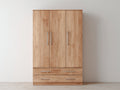 Armadio-Legno-145x55x195 cm-Rovere chiaro-Moderno essenziale