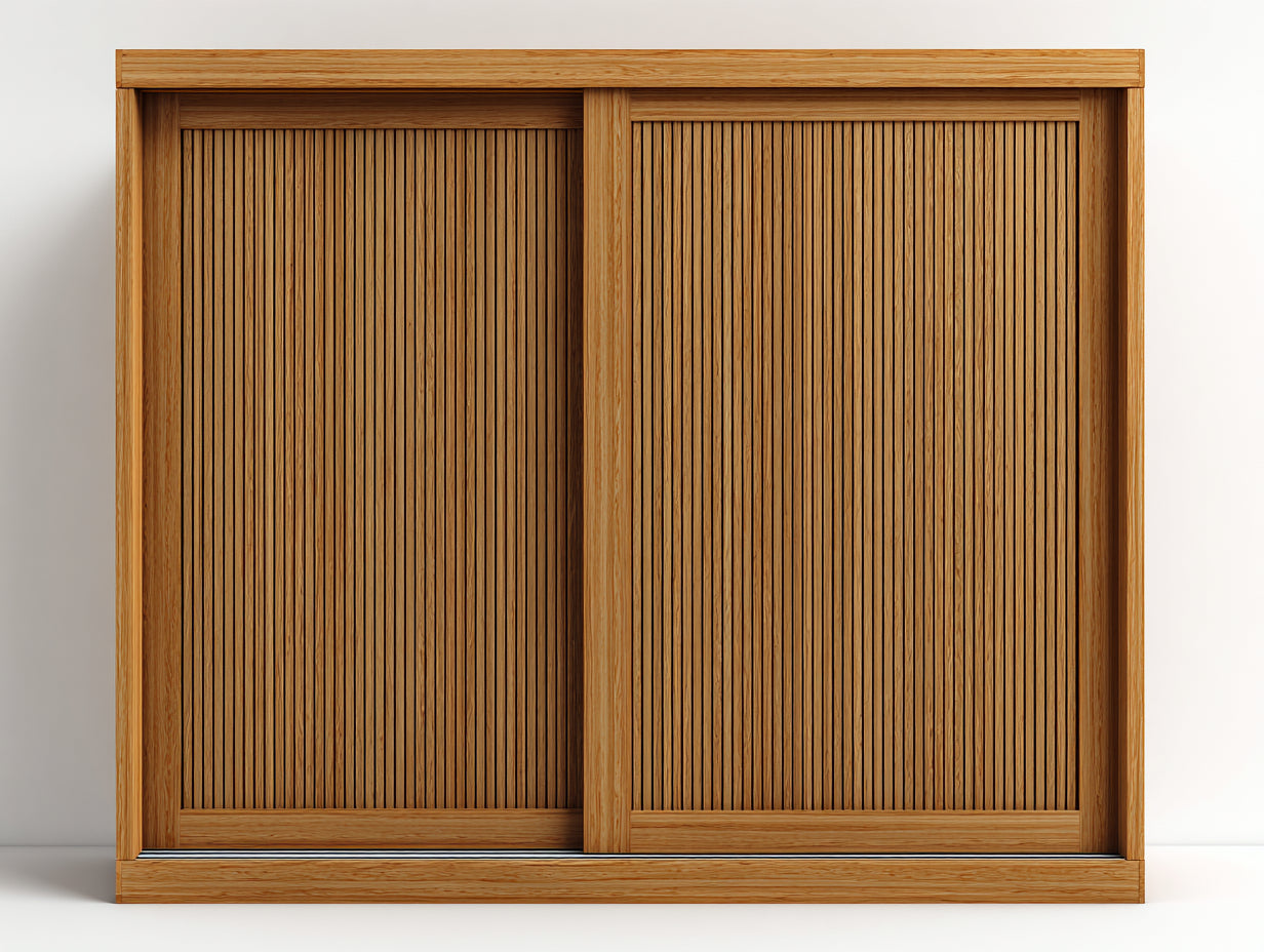 Armadio-Legno-200x60x205 cm-Rovere dorato-Giapponese