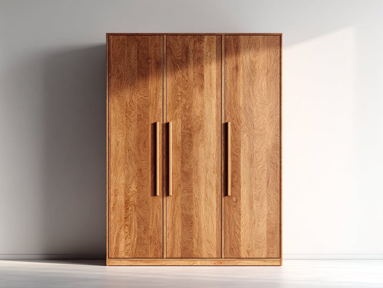 Armadio-Legno-120x55x200 cm-Rovere naturale-Moderno
